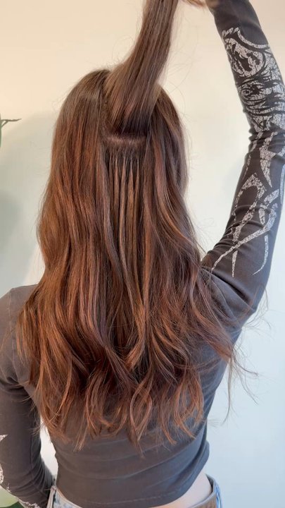 Westfolk Salon - K-tip extensions from the back (video) - Hair Salons Near Me - Studio City, California