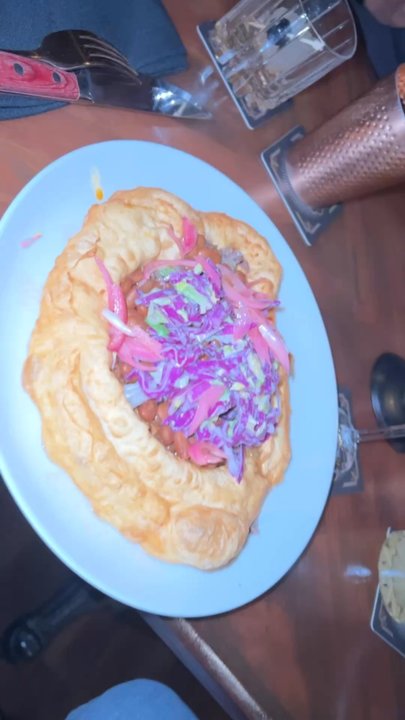 Teddy Roe's - Navajo Taco and Juniper Smoked Ruby Trout 10/10!! - Speakeasies Near Me - Albuquerque, New Mexico