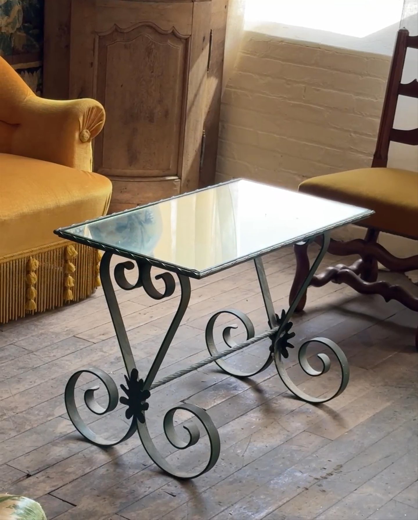 Art Deco Mirror Table
