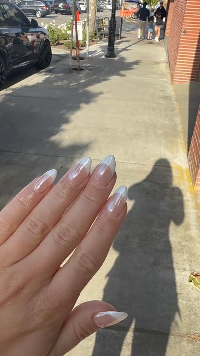 Queen Nails - Gel X, French, chrome. - Nail Salons Near Me - El Segundo, California
