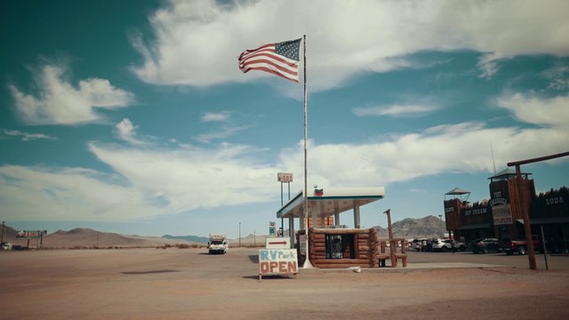 RV park and gas station