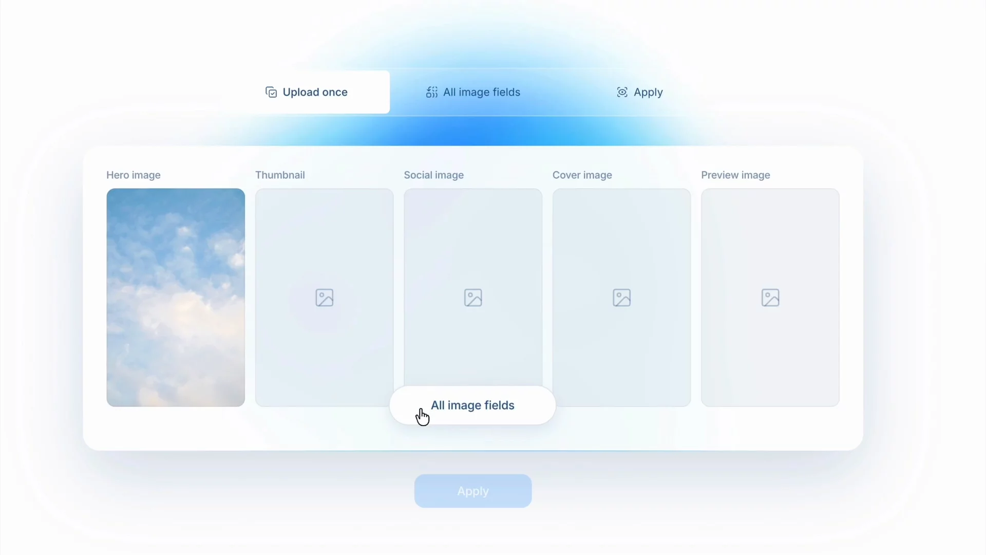 Bulk CMS images