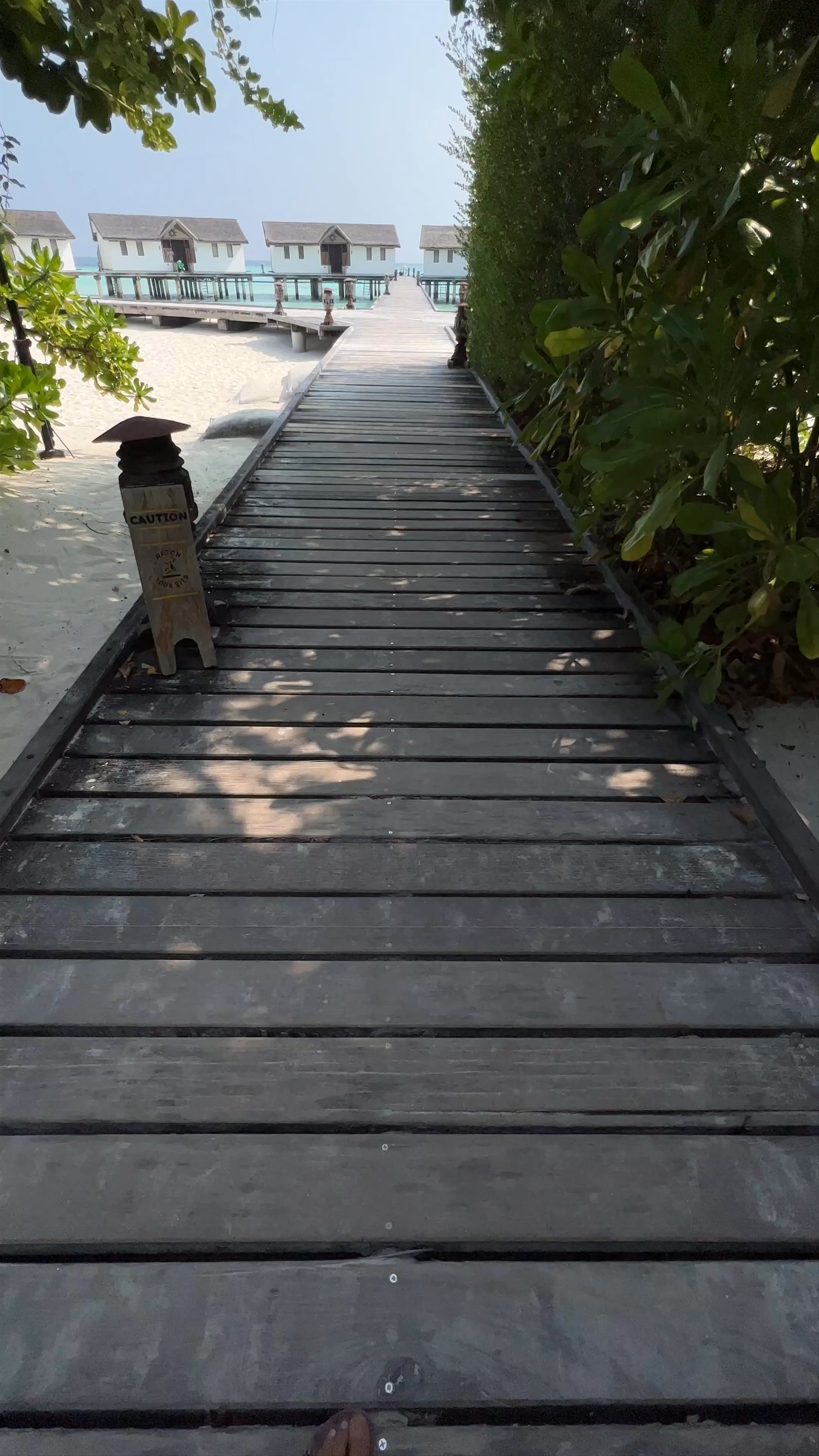 Paradise Walk to Overwater Bungalows in Fonimagoodhoo, Maldives