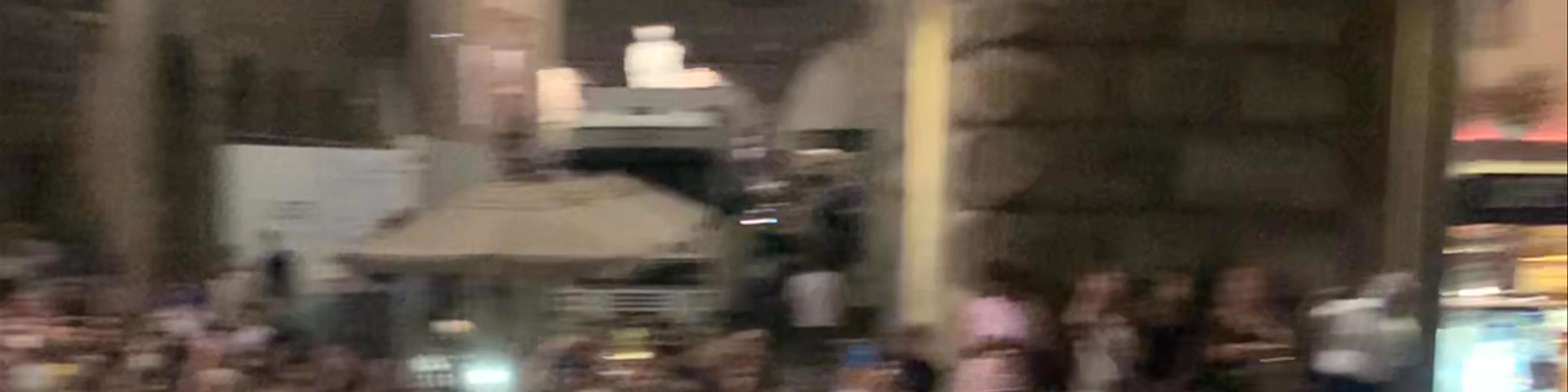 Crowds gather to celebrate Italy’s victory