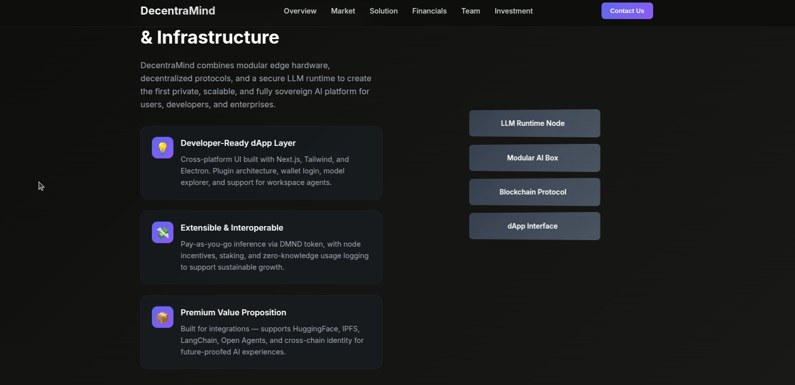 DecentraMind video demo