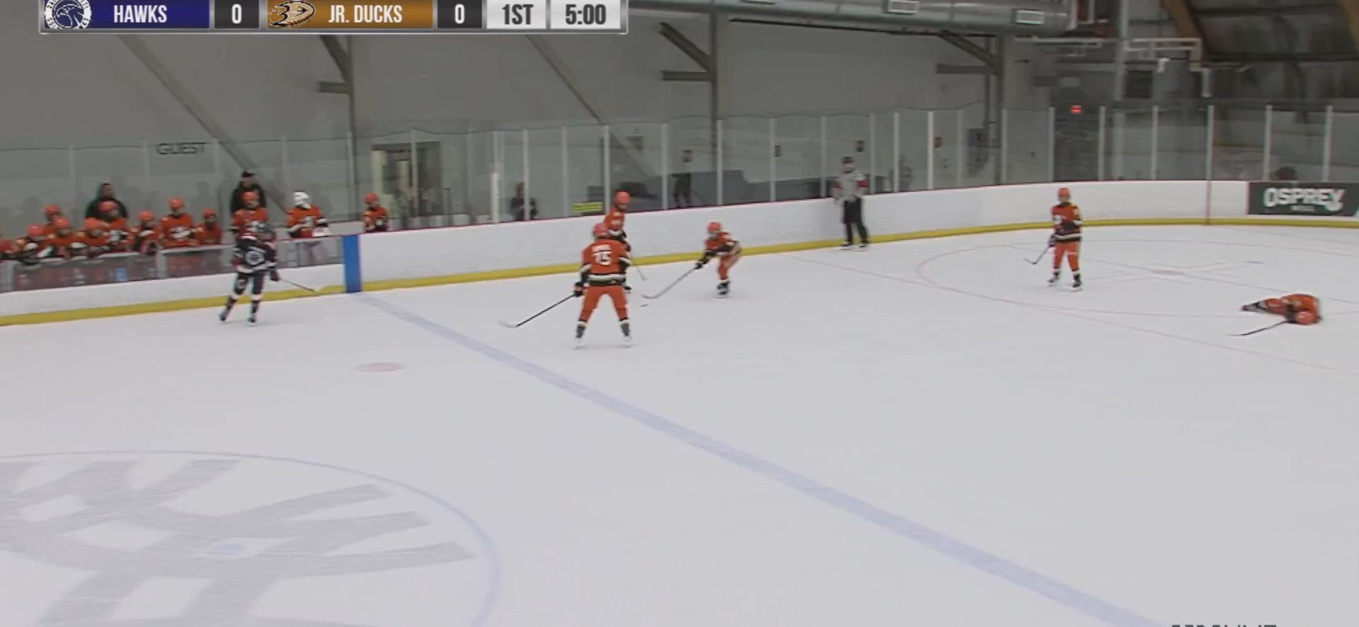 Beckem Goetz Delivers a Crushing Open Ice Hit | Lethbridge U15 AAA