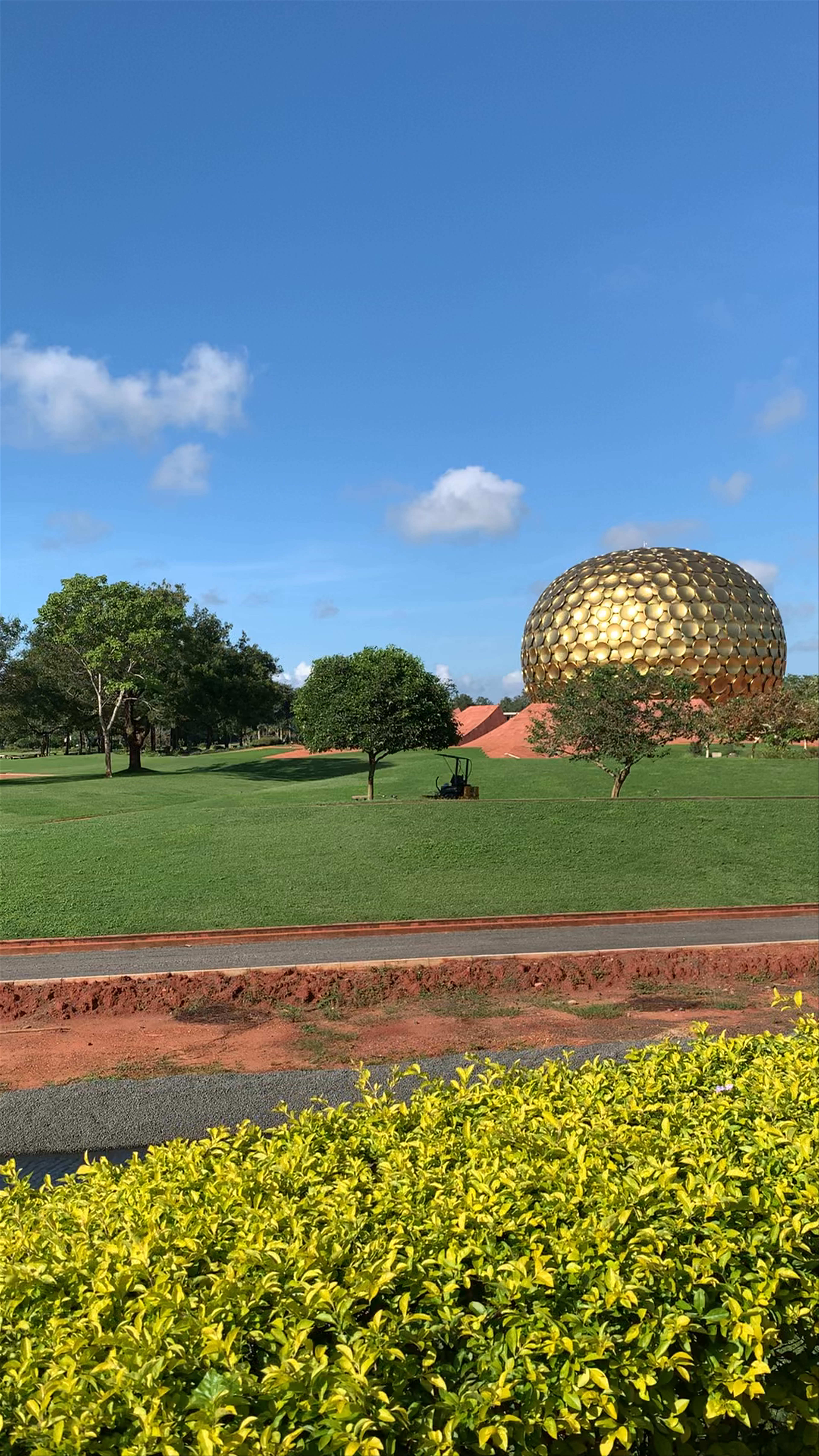 Auroville's Golden Globe: A Spiritual and Architectural Marvel in Tamil Nadu