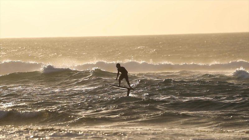 Surfer by Drone poster