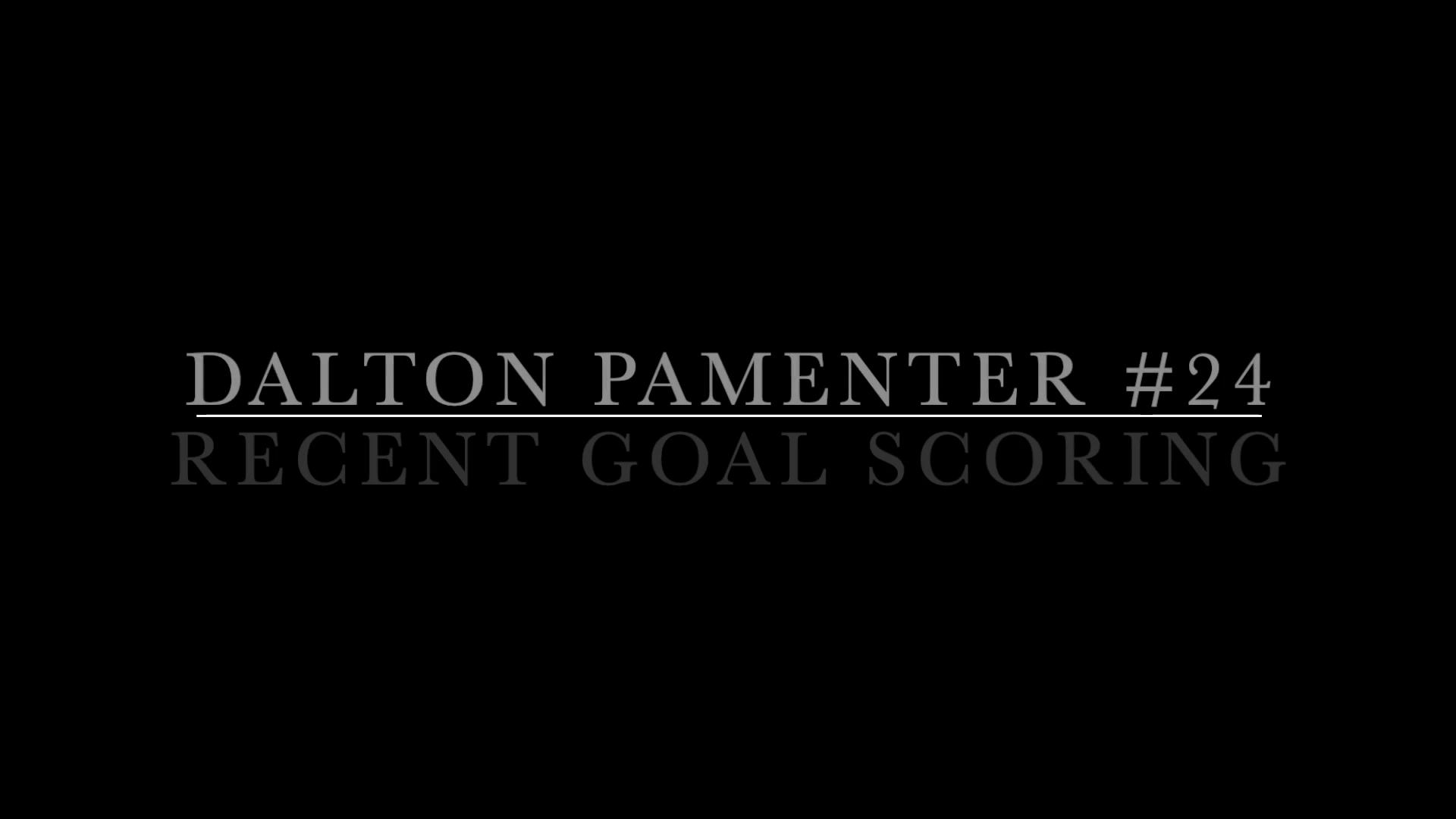 Dalton Pamenter: Recent Scoring
