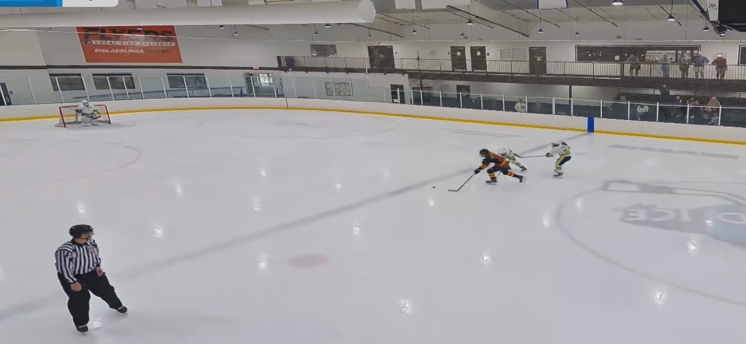Mac Bollerman's 9.27.2025 Breakaway Goal | Easton Ice Hawks 14U
