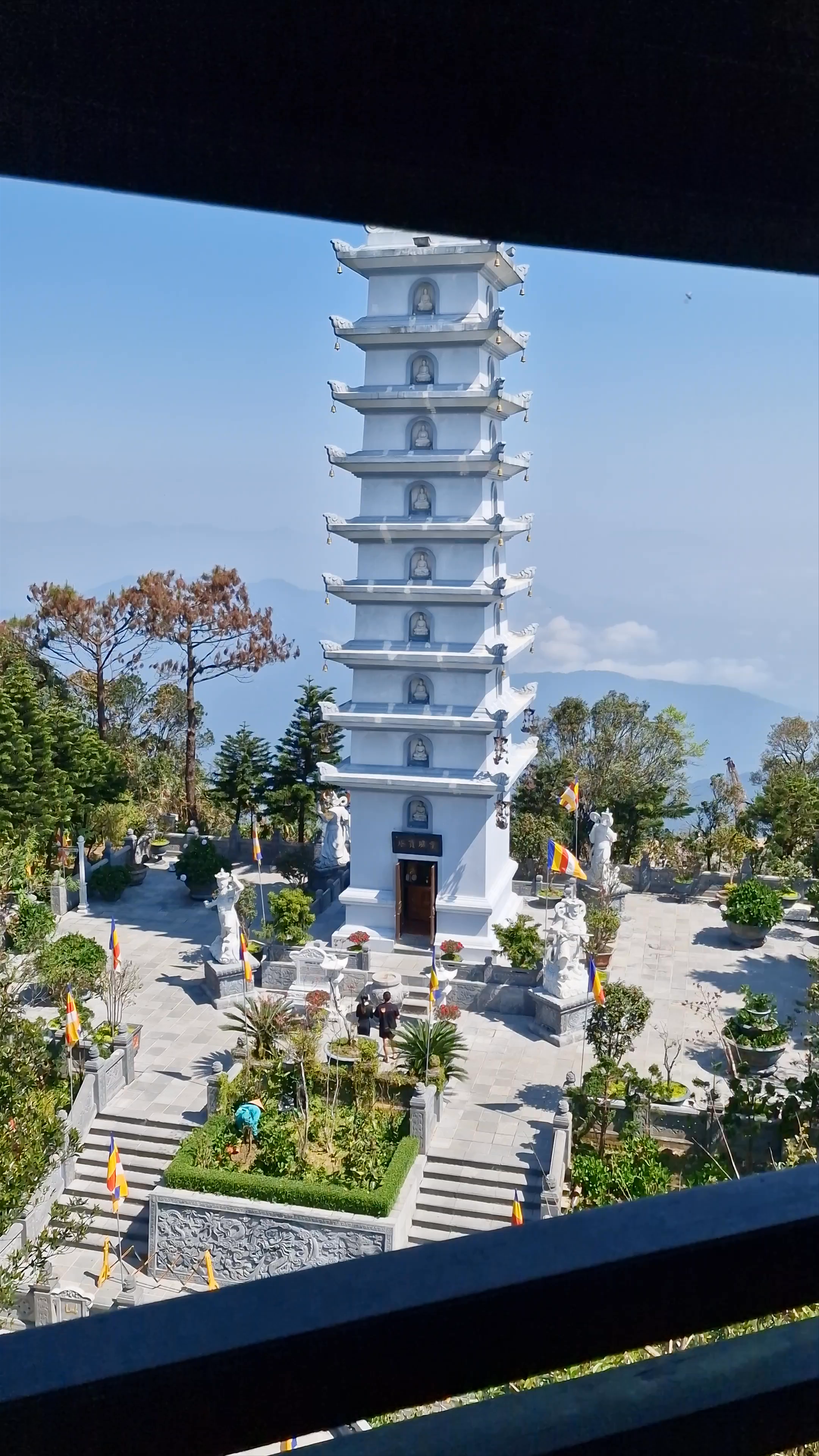 Tranquil Beauty of Ba Na Hills Pagoda, Da Nang, Vietnam