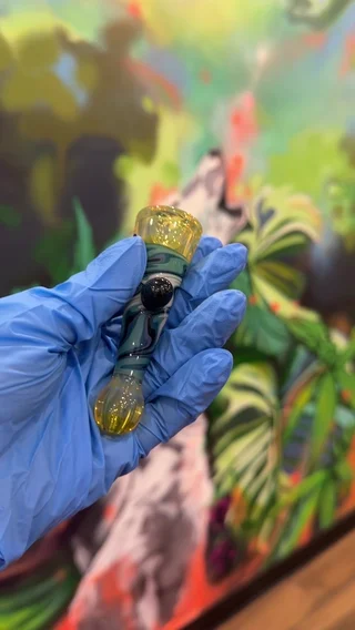 Preview pic of Midnight Glass - Chillum (Yellow/Blue/Black)