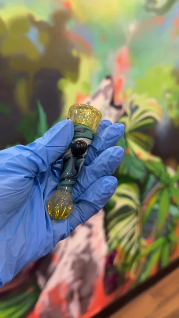 Preview pic of Midnight Glass - Chillum (Yellow/Blue/Black)