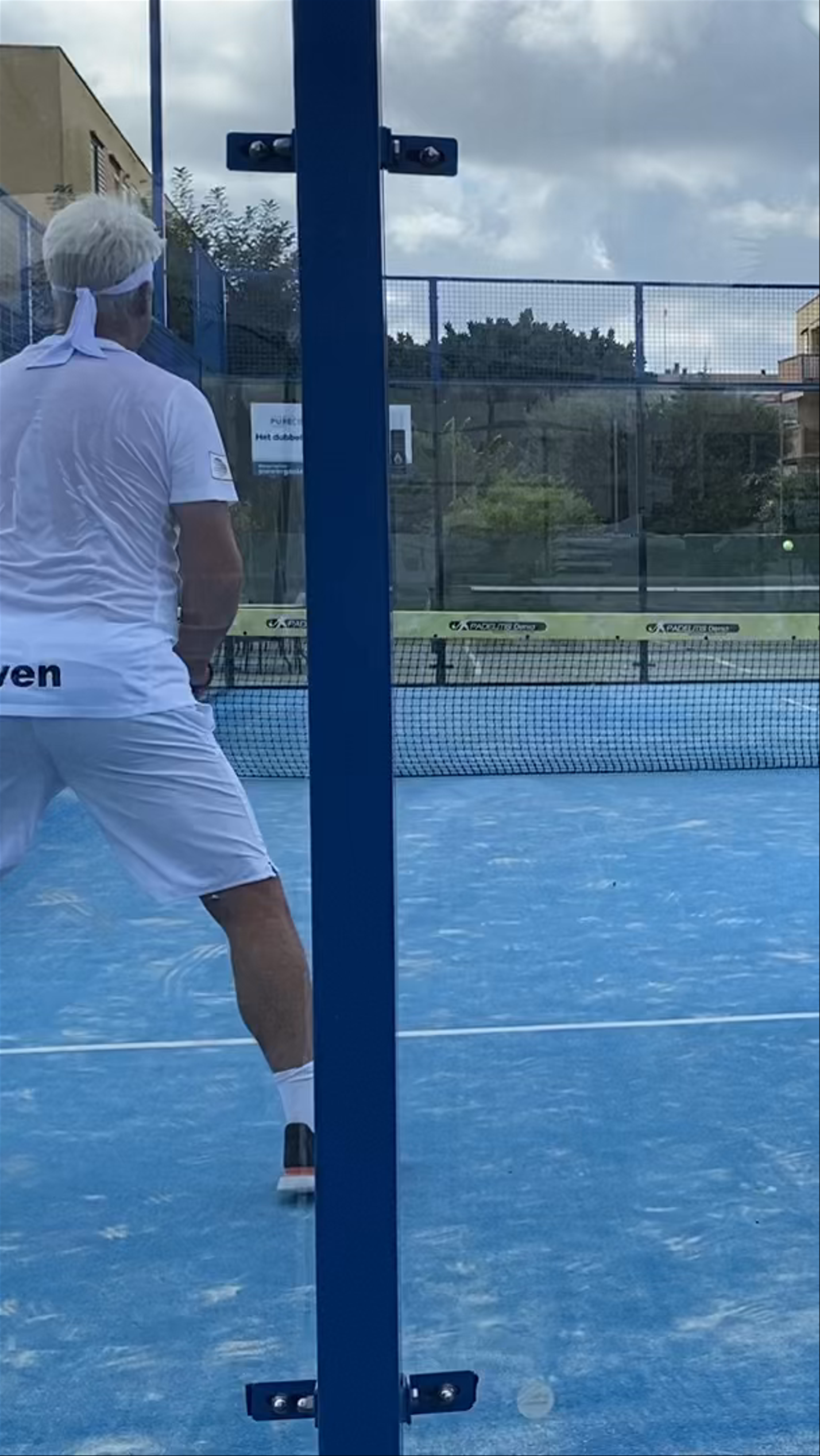 Energetic Paddle Tennis Match at Club de Pádel París 24 in Platja de l'Arenal