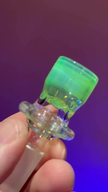 Preview pic of Ashme Green Slyme Ball Vape Diffuser Bowl
