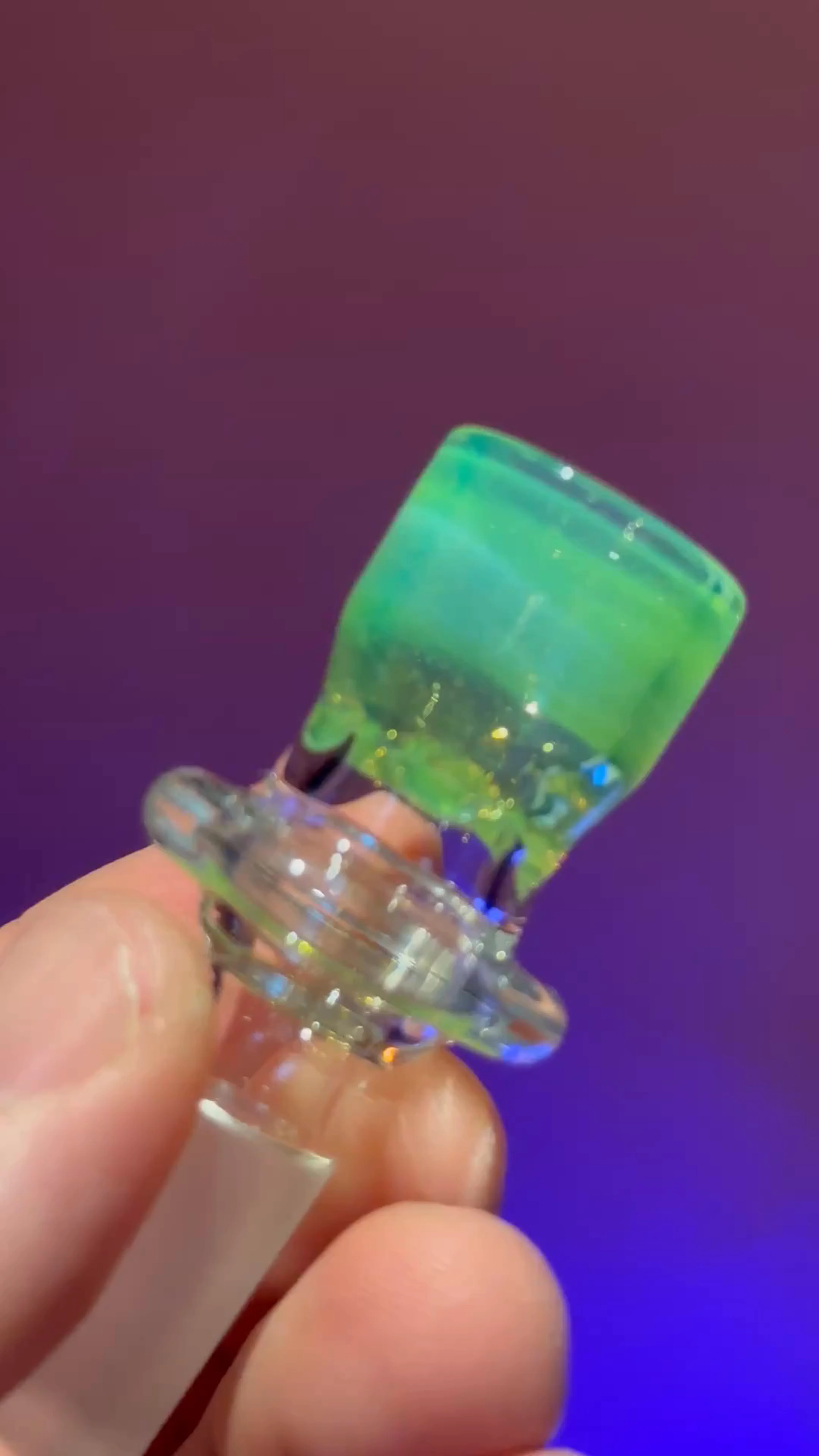 Preview pic of Ashme Green Slyme Ball Vape Diffuser Bowl