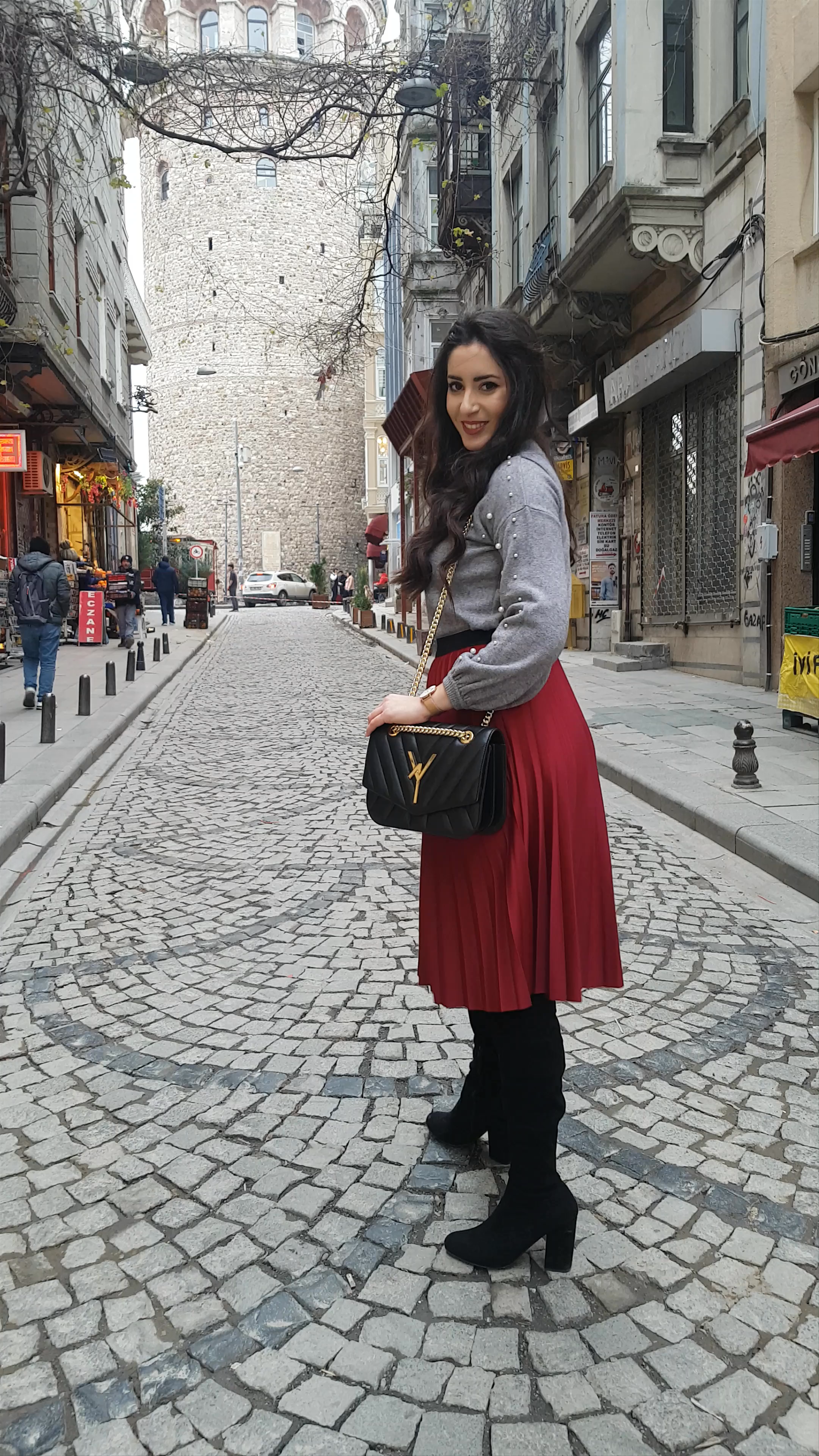 Strolling Through Bereketzade near Galata Tower, Istanbul