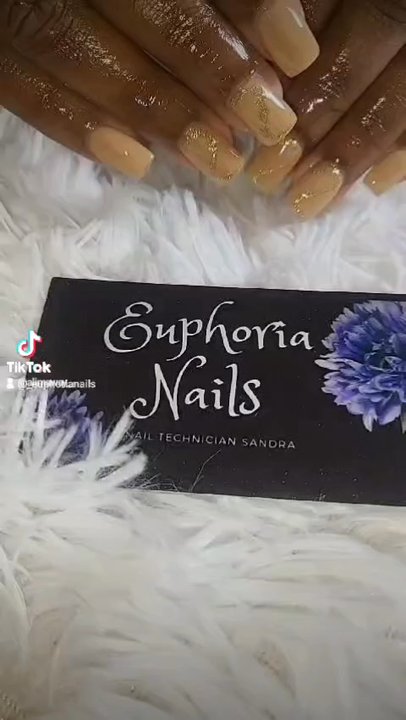 Euphoria Nails - First nail overlay, and I really liked it!!: It lasted almost a month. Got a nail cut after doing a fill due to a bruise nail. - Nail Salons Near Me - New York, New York