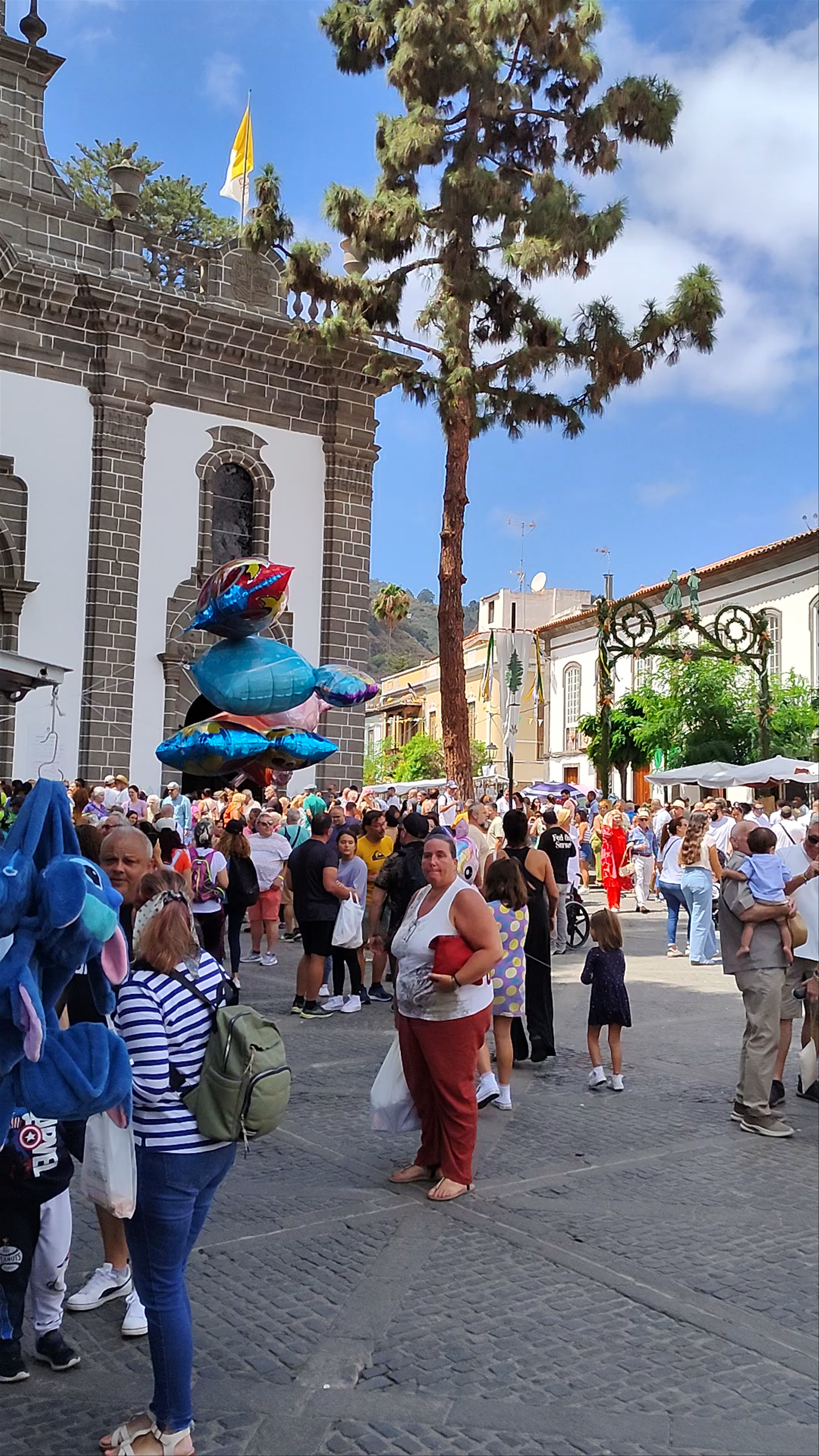 Festive Atmosphere at the Basílica de Nuestra Señora del Pino, Teror, Spain