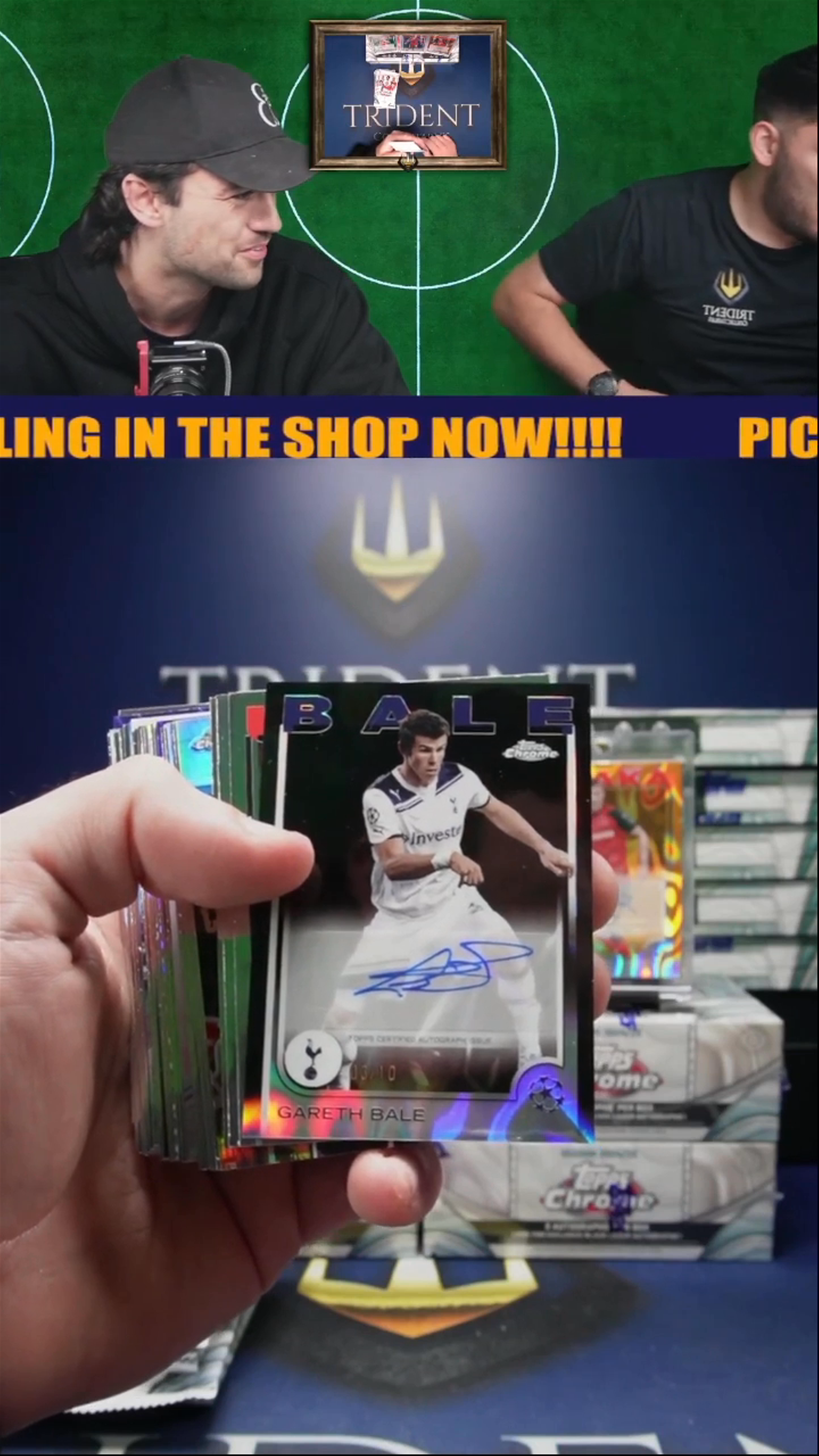 🔱60-BOX TRIPLE CASE BREAK TOPPS UEFA CHROME! BALE AUTO /10