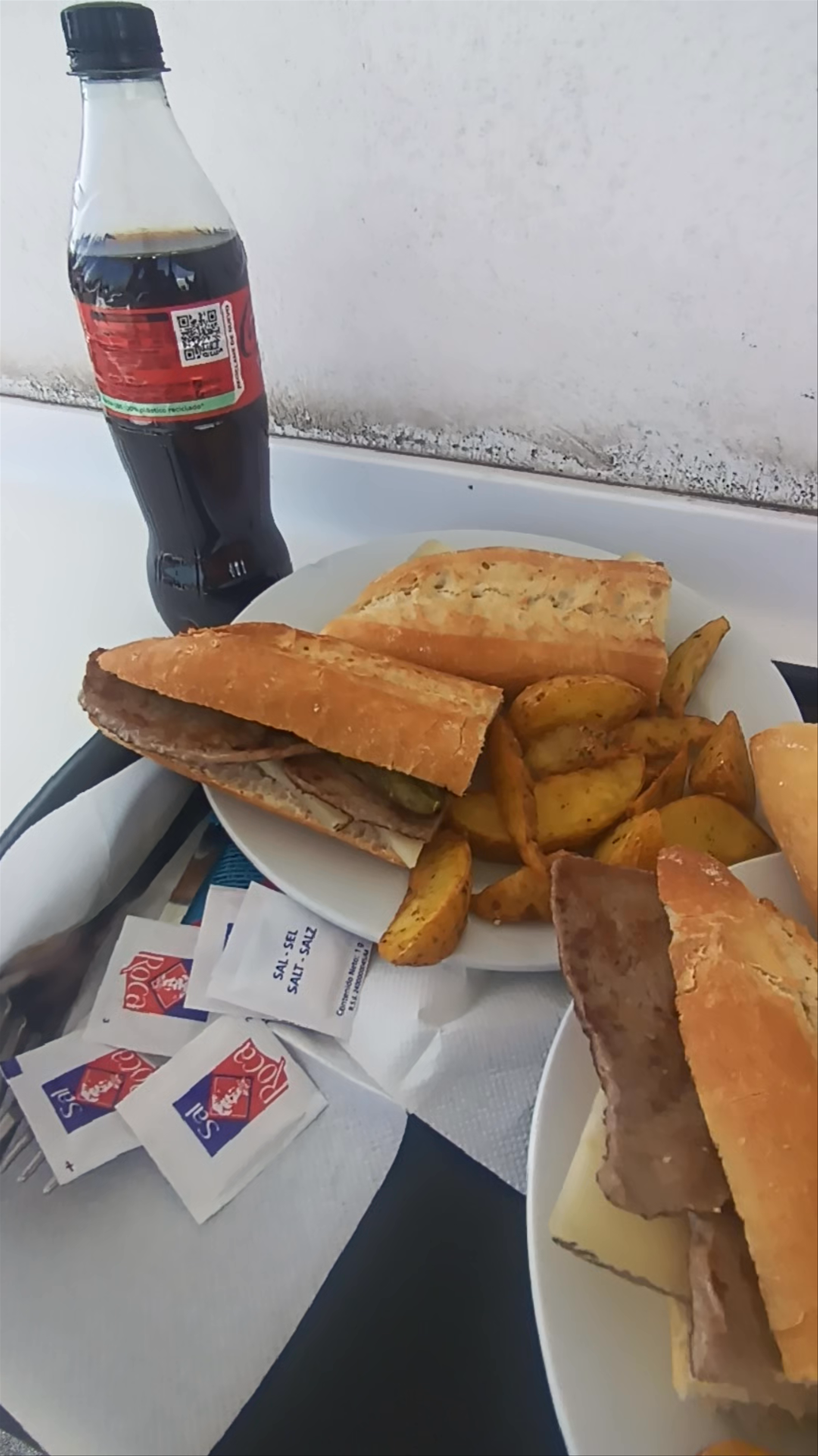 Playa Padre Airport Lounge Experience with Spanish Baguette and Scenic Runway Views