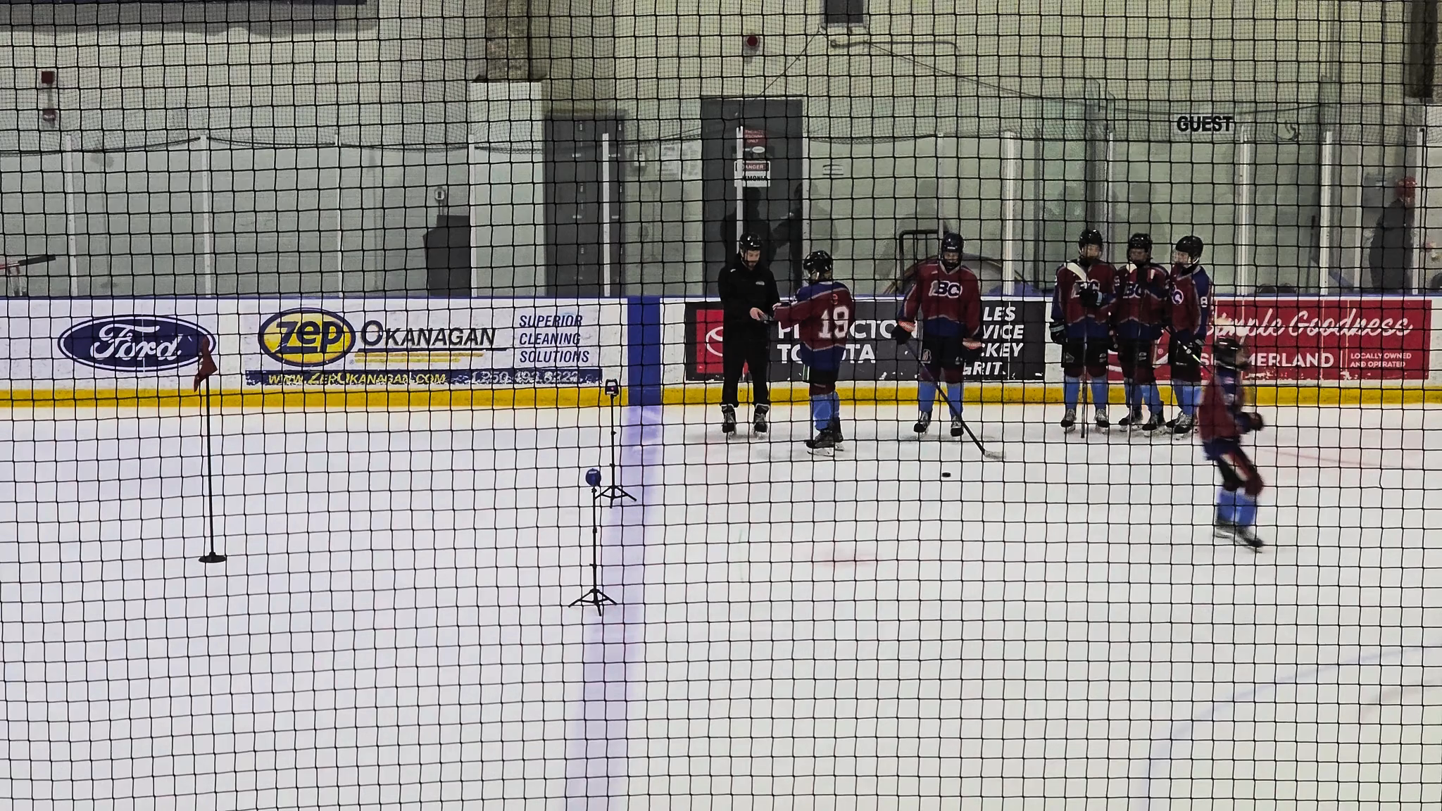 Ericson Smith in Whl on ice Combine Testing