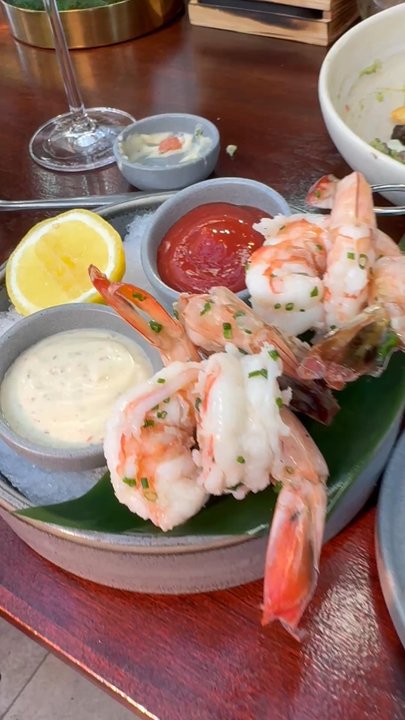Seasons Restaurant - The shrimp cocktail - New American Near Me - Carlsbad, California