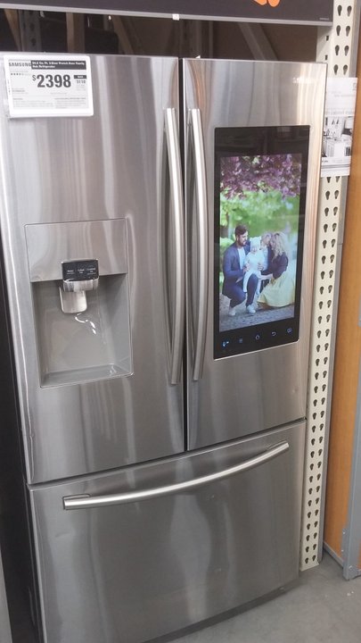 The Home Depot - Newly arrived smart fridge with touch screen - Appliances Near Me - Batavia, New York