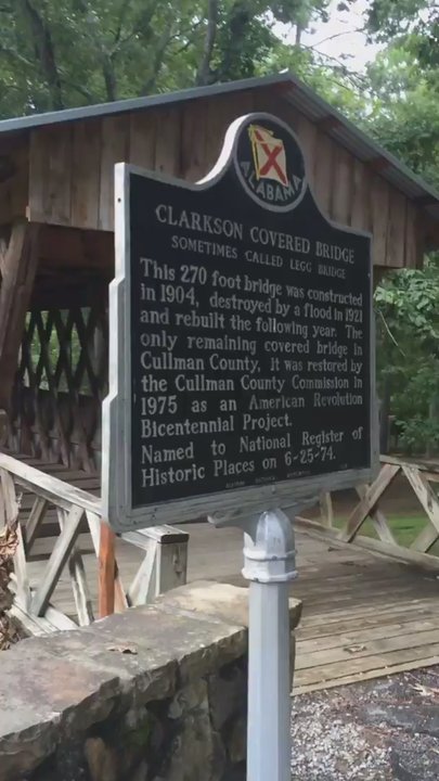 Clarkson Covered Bridge - Parks Near Me - Cullman, Alabama