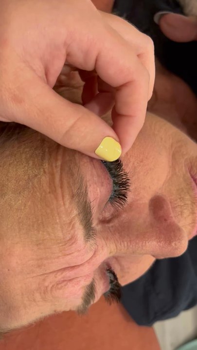 Pro Nails - Look at how much glue was on these lashes ! They didn't even move - Nail Salons Near Me - Torrance, California