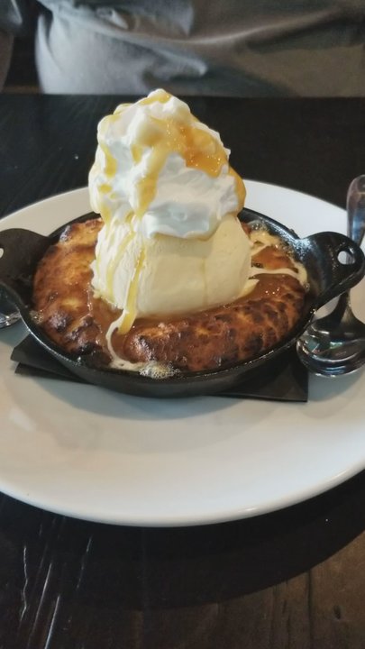 Black Oak Kitchen & Drinks - Allie's donut bread pudding. Mmm - Comfort Food Near Me - Coventry, Rhode Island
