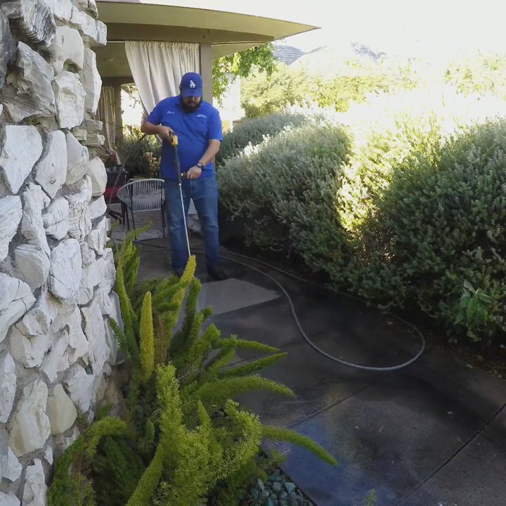 Luis & Sons Window Cleaning - Pressure washing in time lapse mode. - Pressure Washers Near Me