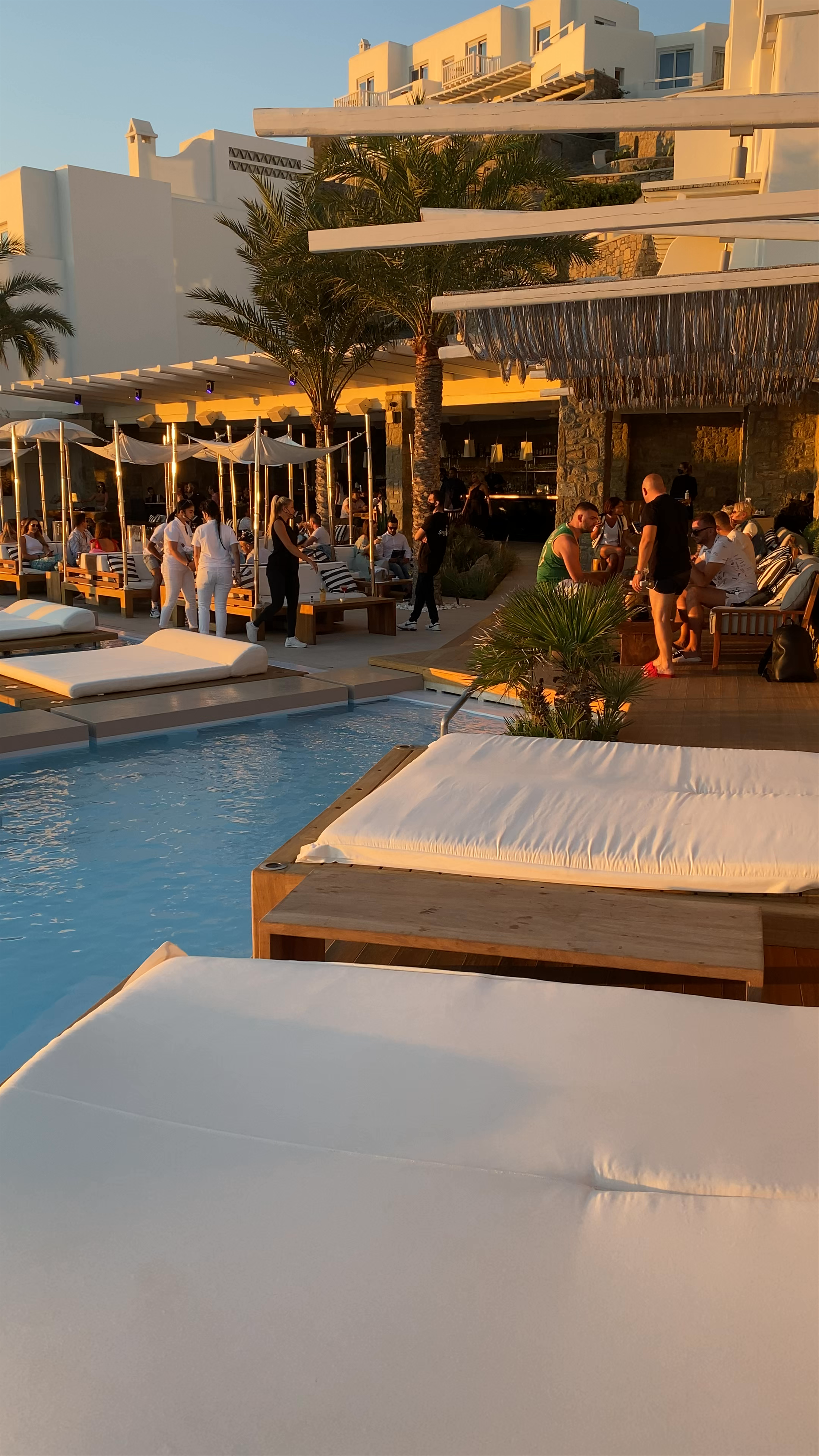 Golden Hour Bliss at Cavo Tagoo Mykonos