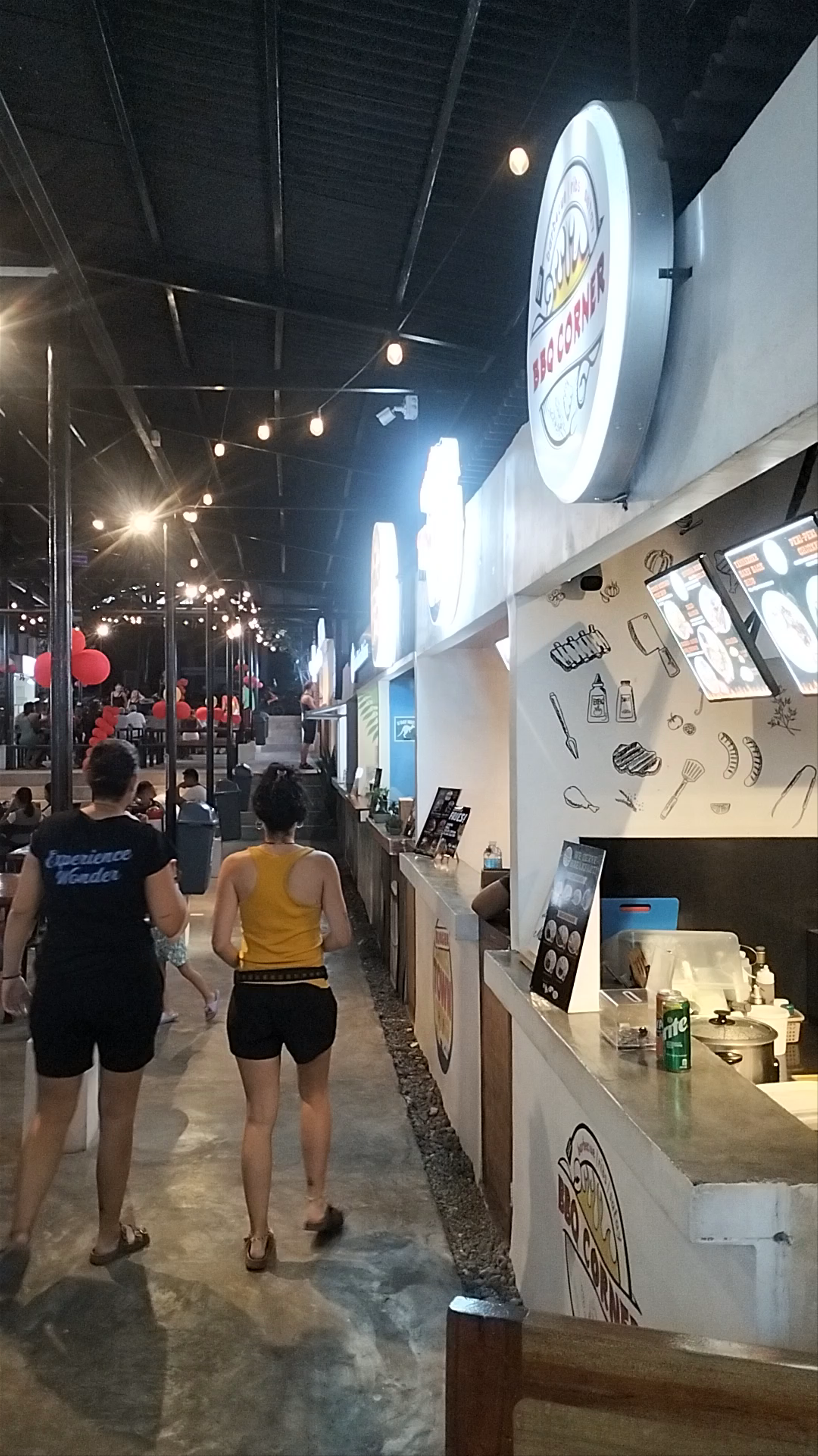 Nightlife and Food Market Vibes at Nikos Souvlaki, Moalboal