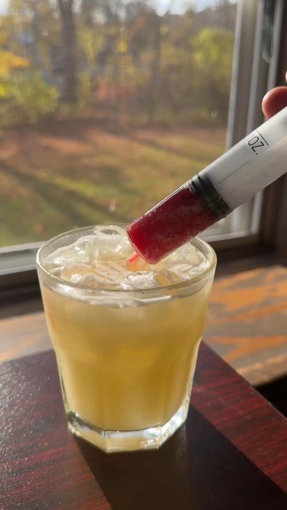Anchorage Restaurant And Marina - Bloody Orange Coconut Margarita (Halloween) - American Near Me - Kingston, New York