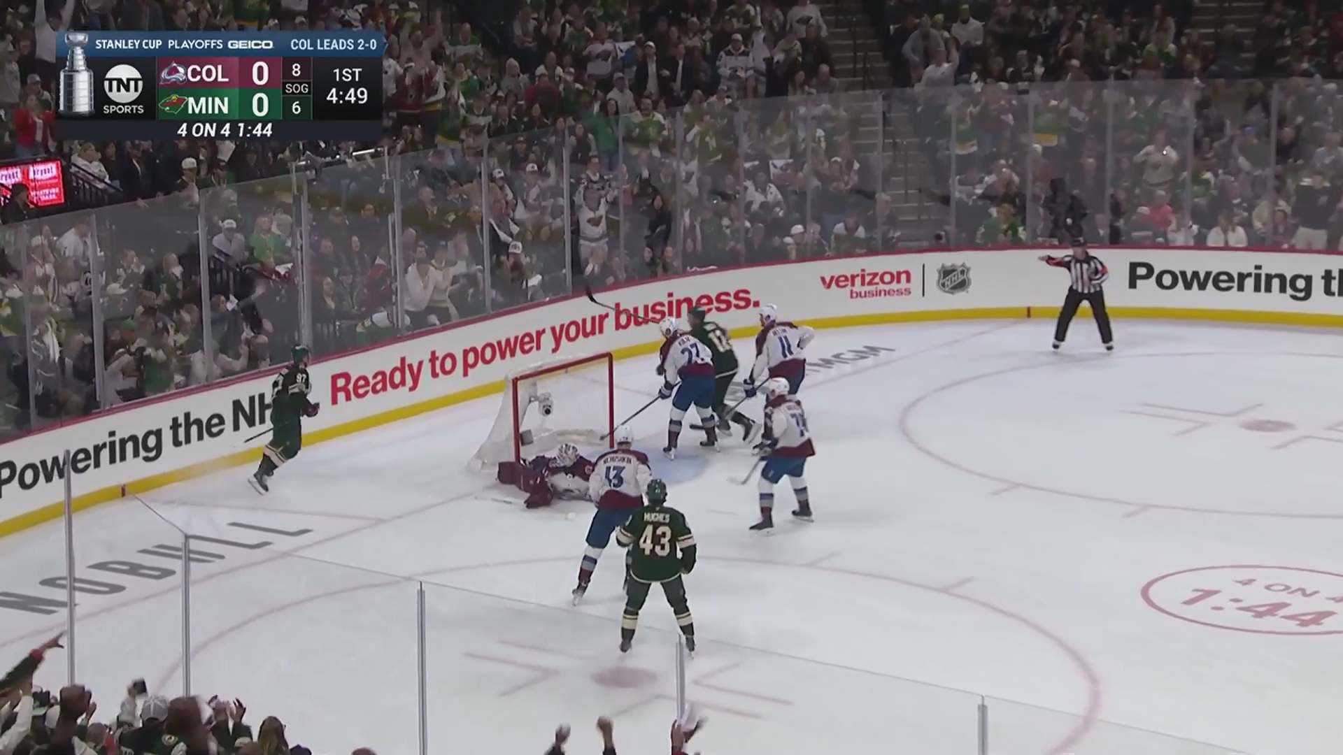 Wild Dominate Game 3 to Hand Avalanche Their First Playoff Loss · May 9, 2026