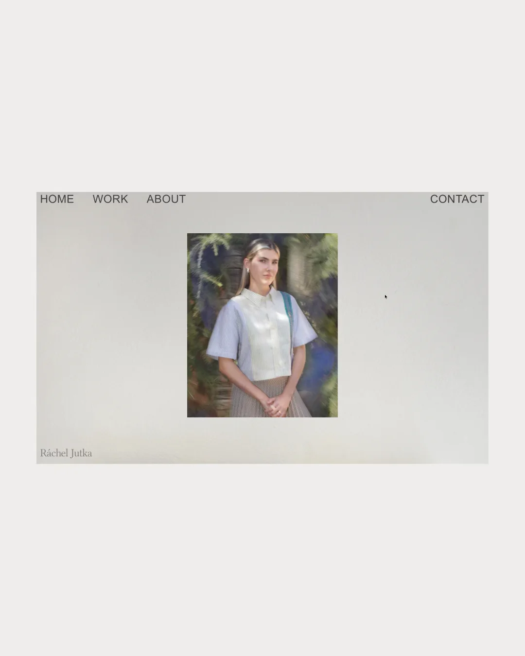 My new project is live! ✳️I’ve just published a new project on my portfolio — a website created together with Rachel, showcasing a selection of her artistic work from 2022–2026.The goal was to create a clean, editorial space where the artwork takes the lead, supported by carefully curated texts, exhibition contexts and subtle interactions.Take a look and let me know what you think!Project in my porfolio: https://zakyyy.com/project-echo/rachel#rachelRachel website: https://www.racheljutka.com