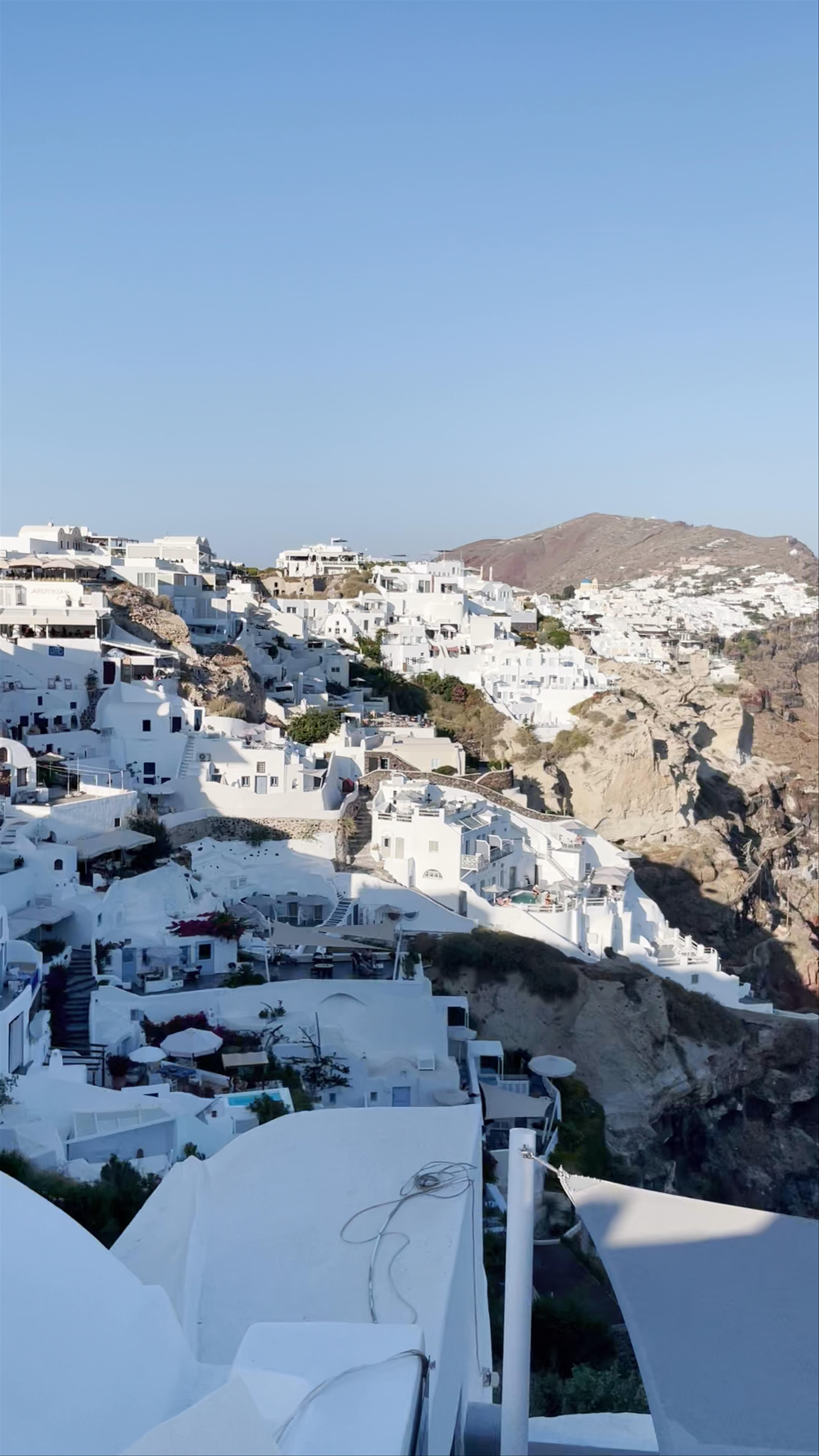 Breathtaking Views of Santorini and Caldera in Oia, Greece