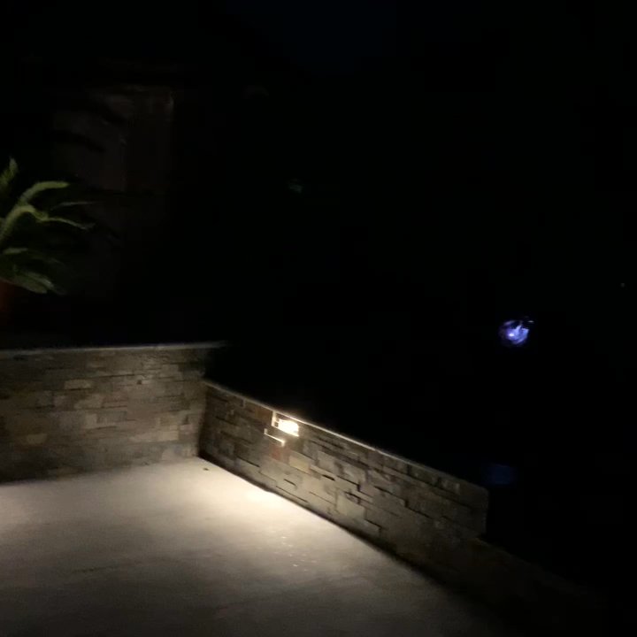 Zoe Landscaping - Retaining wall with light package - Landscape Architects or Designers Near Me