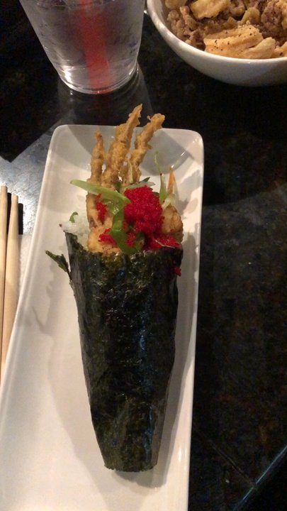 Fuji's Clackamas - A close up on my Spider Hand Roll - Japanese Near Me - Clackamas, Oregon