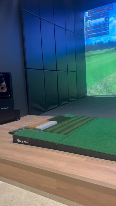 Element Indoor Golf - The mat changes slope compared to the lie - Golf Near Me - Burnsville, Minnesota