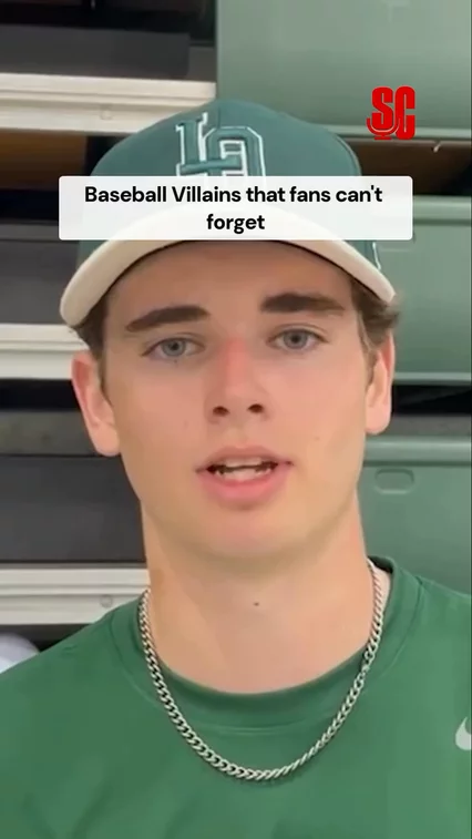 Video thumbnail for video titled Who’s the real villain of baseball? 👀