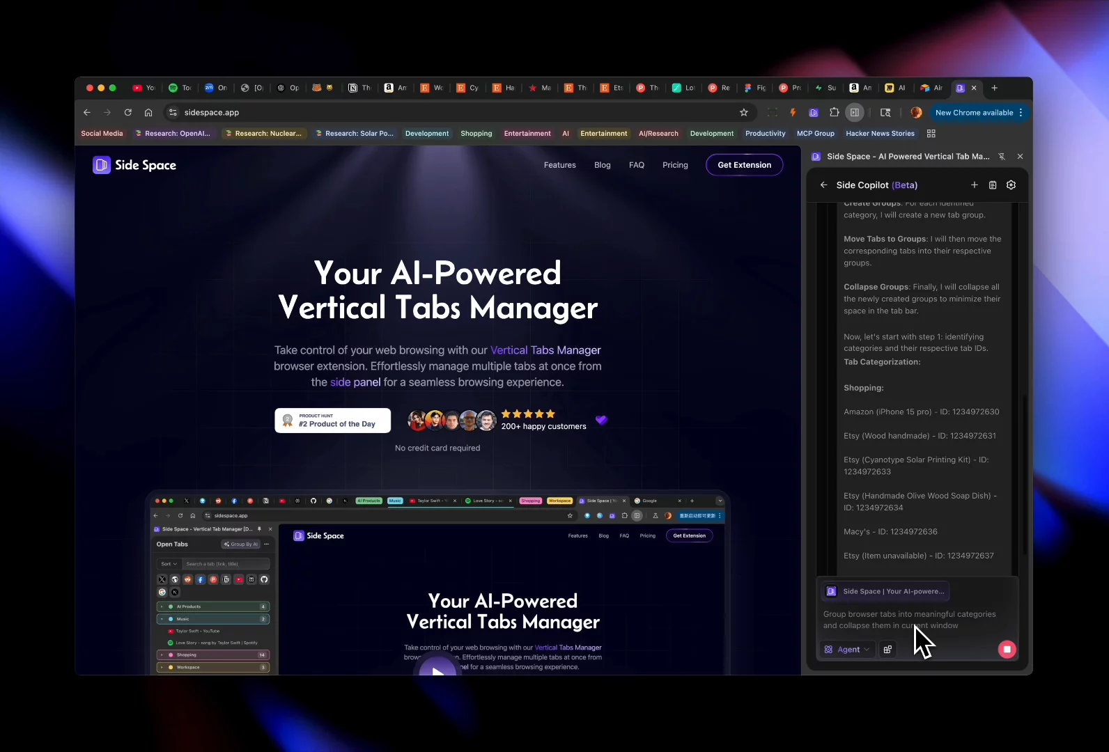 Side Copilot | Browse less. Get more done. image 1