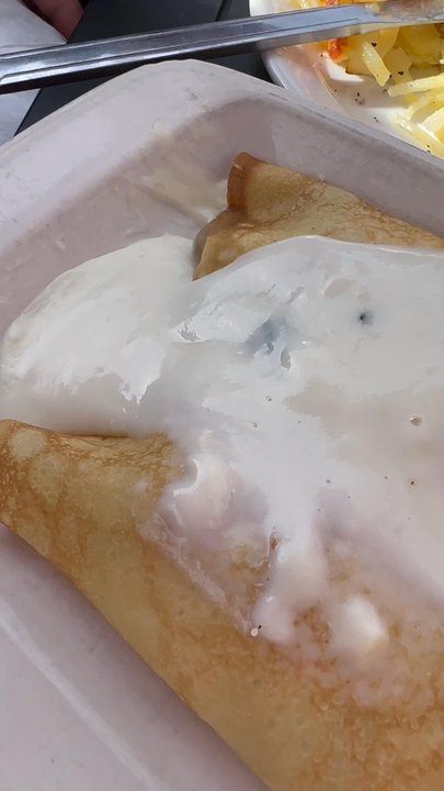 The Belgian Cafe - Fruit filled crepe - Breakfast & Brunch Near Me - Solvang, California