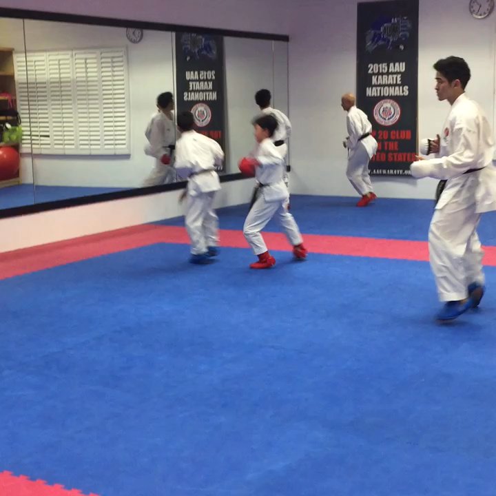 Ryukyu Japan Karate-Do - This is their warm ups - Self-defense Classes Near Me - Poway, California