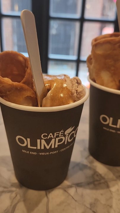 Café Olimpico - Affogato with Hazelnut & Pistachio - Desserts Near Me - Montreal, Quebec