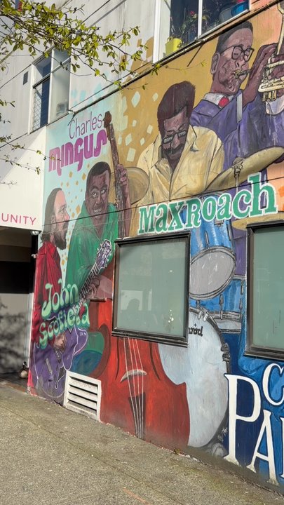 Mural Painting - Jazz Greats - Public Art Near Me - Chicago, Illinois