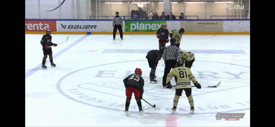 Logan Nicolosi's Hit:  International Play - Play Hockey Selects vs. Swiss Alps SDP
