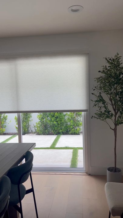 Van Go Blinds - Orange County - Automatic light filtering roller shades, obsessed! - Shades & Blinds Near Me
