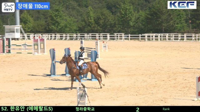 한유안 (에메랄드에스) — 제42회 대통령기 전국승마대회 (장애물) · 장애물 110cm